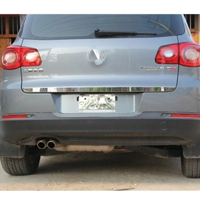 Высококачественная Задняя Крышка багажника из нержавеющей стали Накладка для