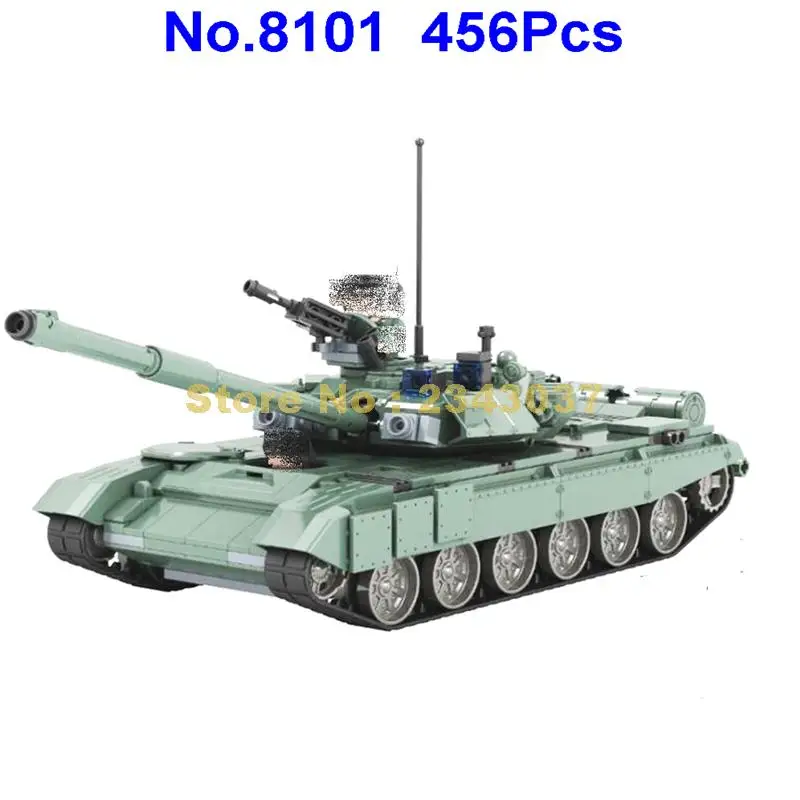 8101 456 Шт Военный боевой танк Россия t90a морской герой строительный блок игрушка