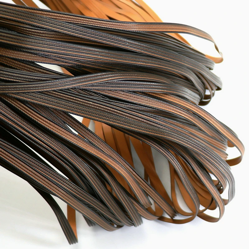 500G Brown color Four lines flat synthetic rattan weaving material plastic for knit and repair chair table hammock etc | Мебель