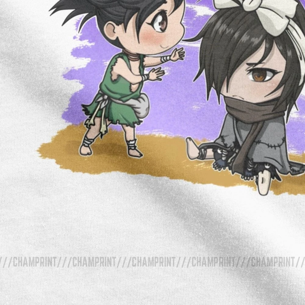 Мужская Винтажная Футболка Hyakkimaru и Dororo Классическая футболка из 100% хлопка с