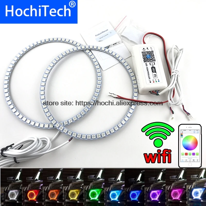 HochiTech отличный RGB многоцветный набор колец halo автомобильный Стайлинг для