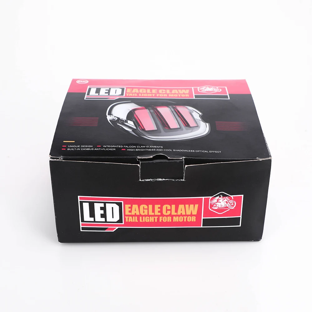 

Motorcycle taillight Eagle Claw LED brake light fit with turn signal Motorbike Brake Stop Lights for Harley Honda YamahaTurn Sig