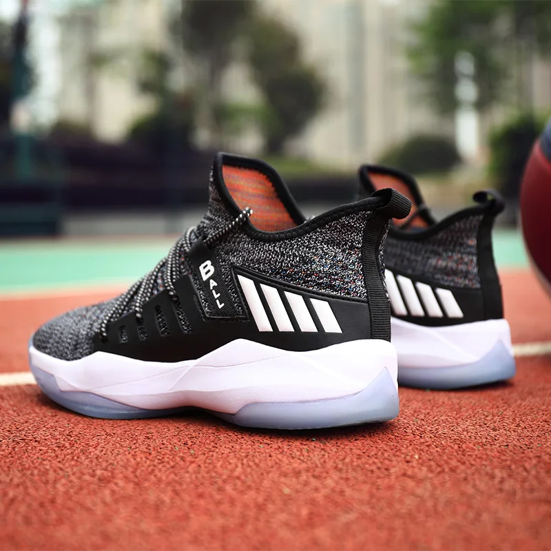 Суперзвезда Мужская Высокая Баскетбольная обувь Мужские дышащие баскетбольные