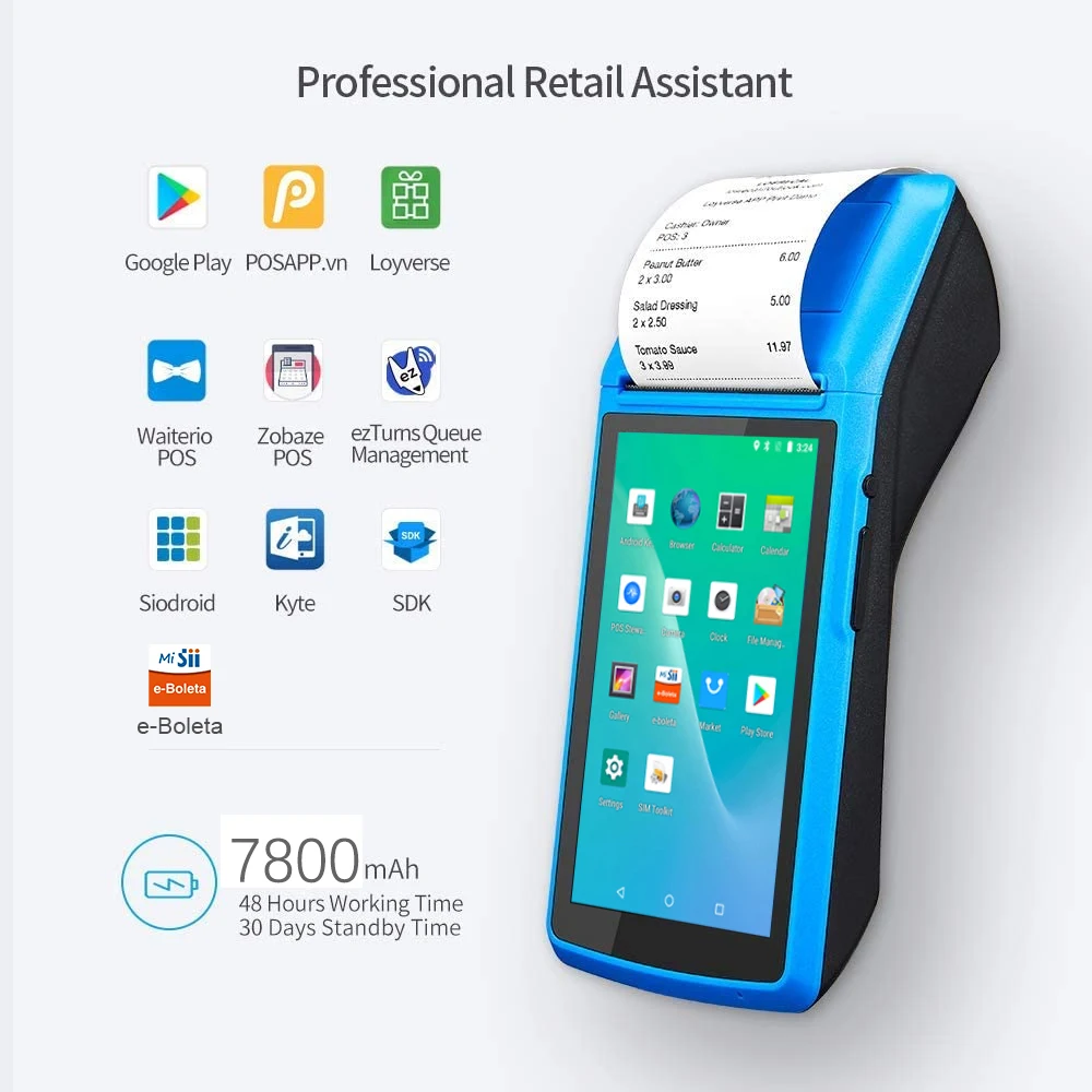 

58 Android POS, Wi-Fi