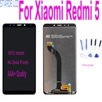 original 5 7 inch lcd display for xiaomi redmi 5 touch screen digitizer assembly replacement with frame repair spare parts