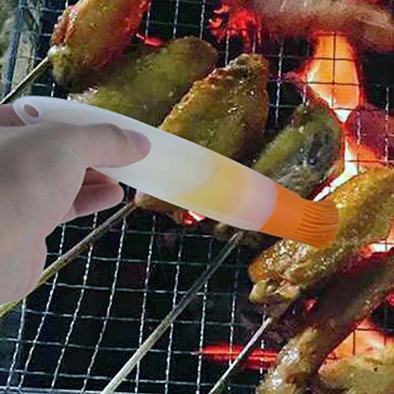 TEENRA 1 шт. силиконовая щетка для бутылки с маслом ручка жидкого масла Кондитерская