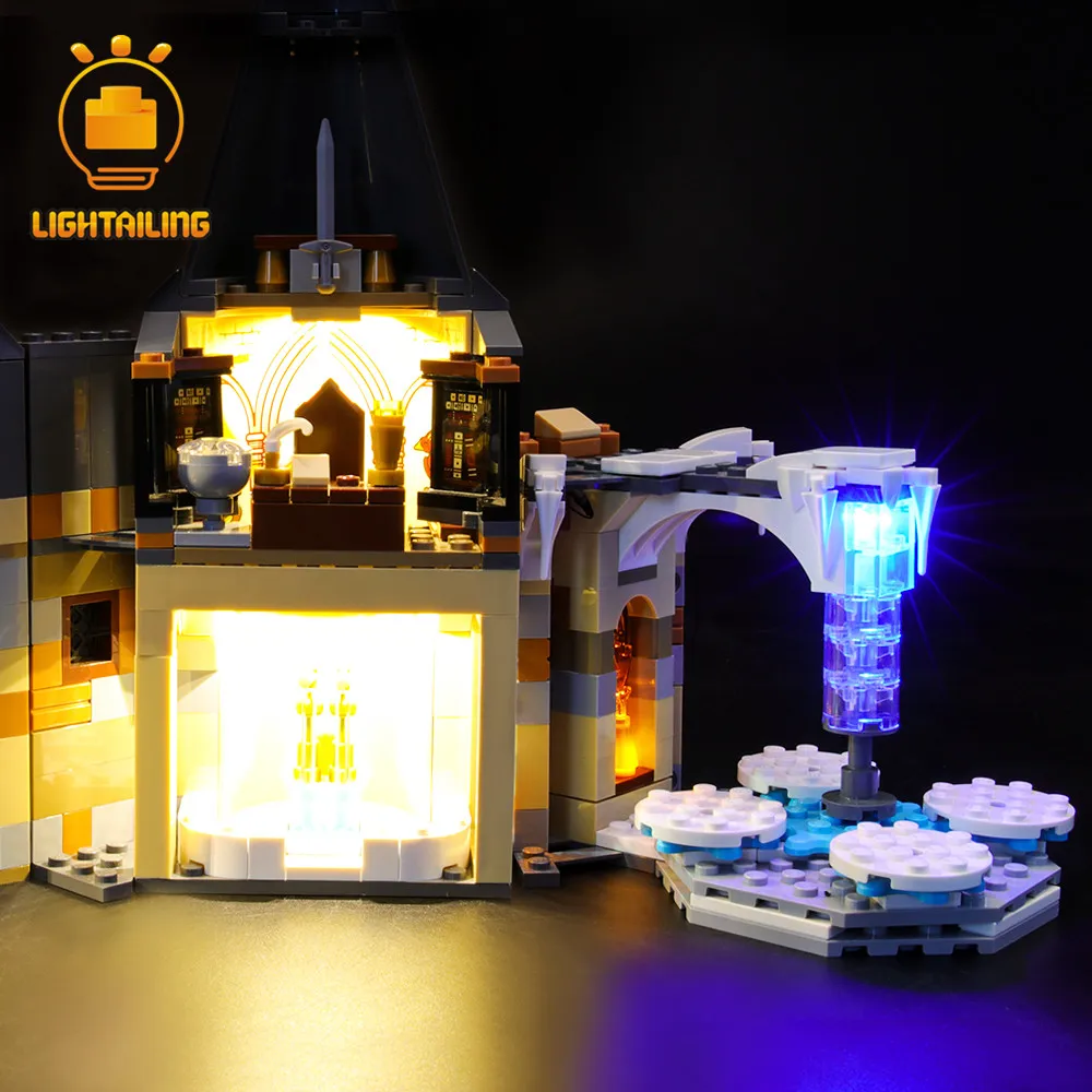 LIGHTAILING светодиодный светильник Набор для Хогвартс часы башня светильник ing набор совместим с 75948(не включает модель
