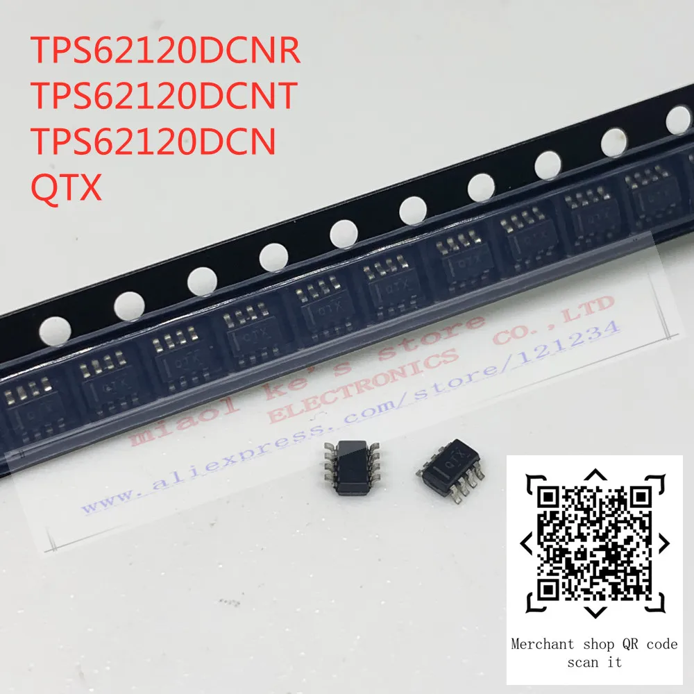 

[5 шт.] 100% Новый оригинал: TPS62120DCNR TPS62120DCNT TPS62120DCN QTX - 15 в 75 мА 96% эффективный понижающий преобразователь с DCS-управлением