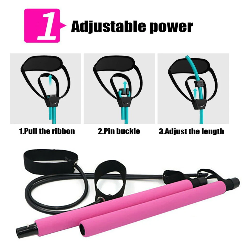 Спортивные Эспандеры 91 см эластичные ленты для домашних тренировок пилатеса