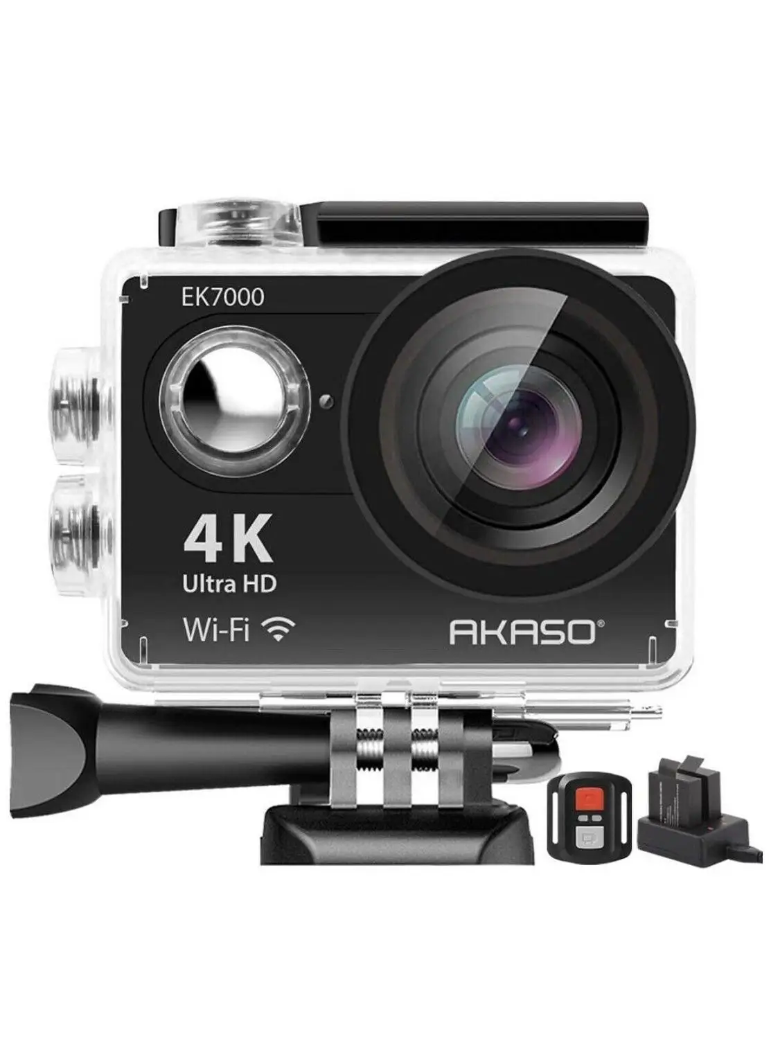 4K Ultra HD Wifi 1080 двойной экран 30M Водонепроницаемая Спортивная экшн камера + пульт