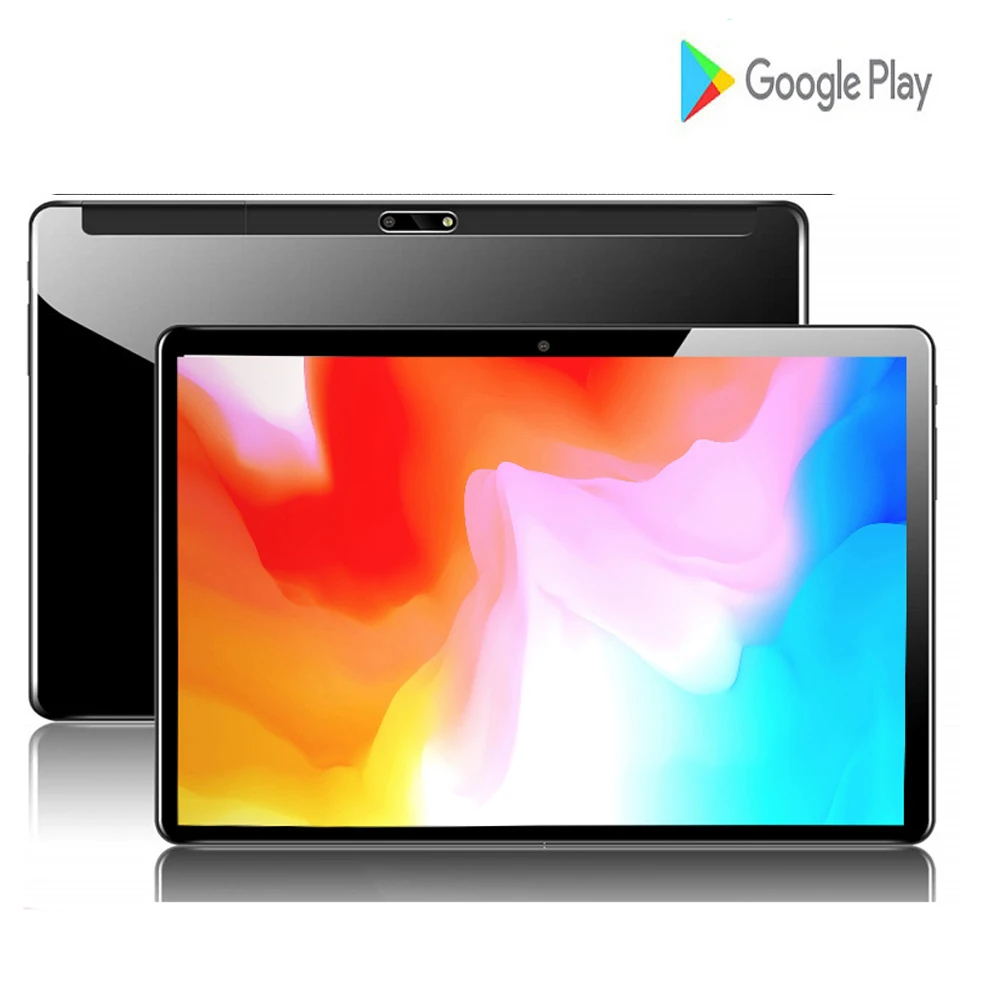 2020 Новинка 10 дюймов 2.5D стекло для планшетов PC 4 ядра RAM 2 ГБ 32 ROM Dual SIM 8 0 MP GPS Android 7 google