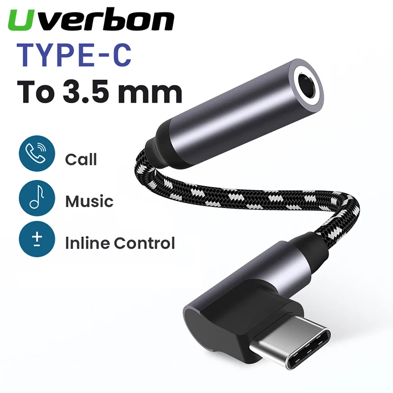 

Type C To 3.5mm Jack Earphone Kable Converter USB Type-C To AUX Headphone Audio Adapter Cable For Samsung Huawei Xiaomi Redmi 10