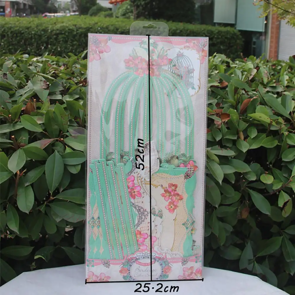 Европейский стиль 3 слоя клетка Кекс картонная подставка для торта винтажный