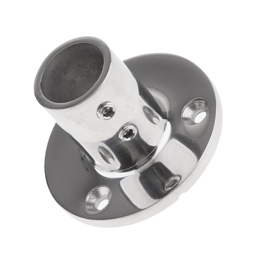 

Hand Rail Fitting 90 Degree Stanchion Base Mount For 7/8" 1" Tube
