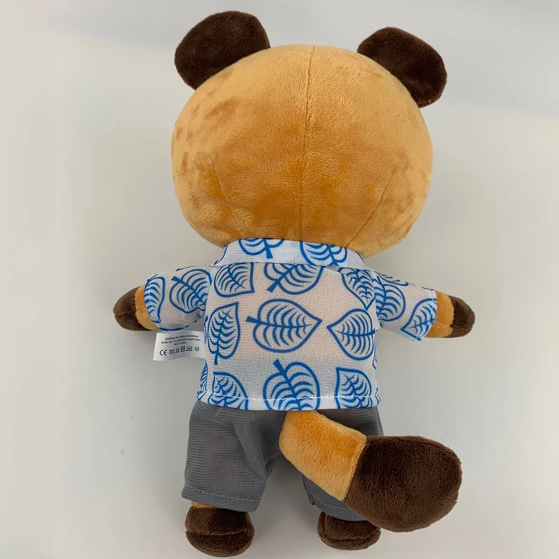 

1pcs 28cm Animal Crossing Plush Toy Dolls Raccoon Plush Doll Soft Stuffed Toys Children Gift Toys Bear Plush Toys With Clothes