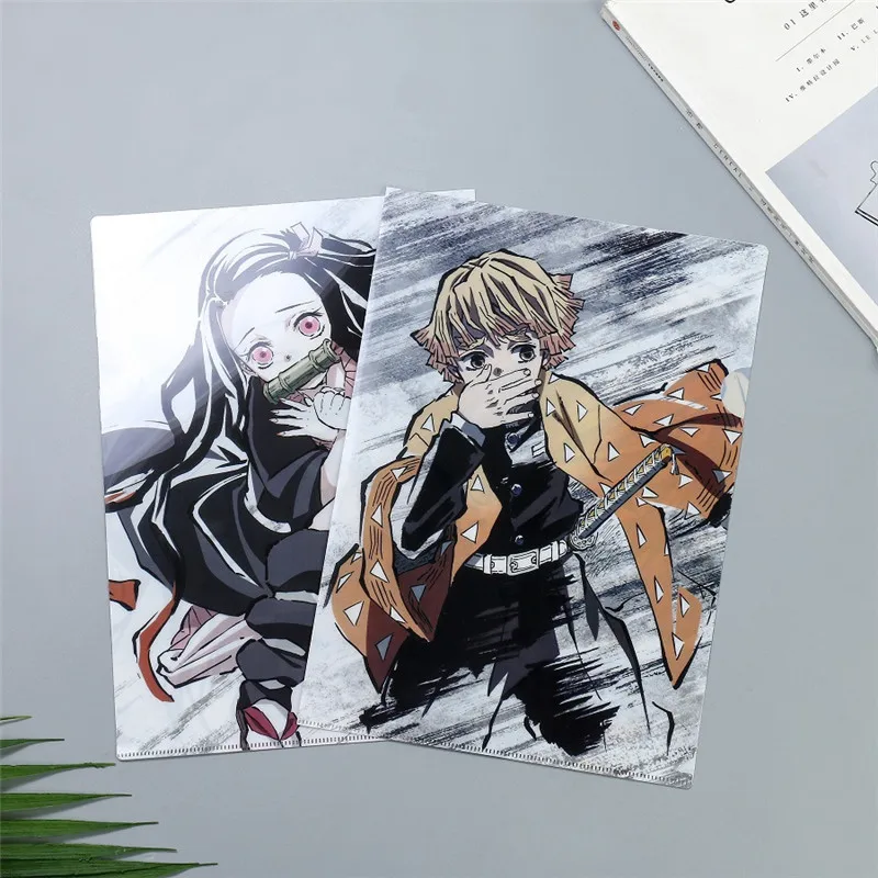 Аниме Демон Истребительница Kimetsu NoYaiba папка для документов камадо Tanjirou Nezuko