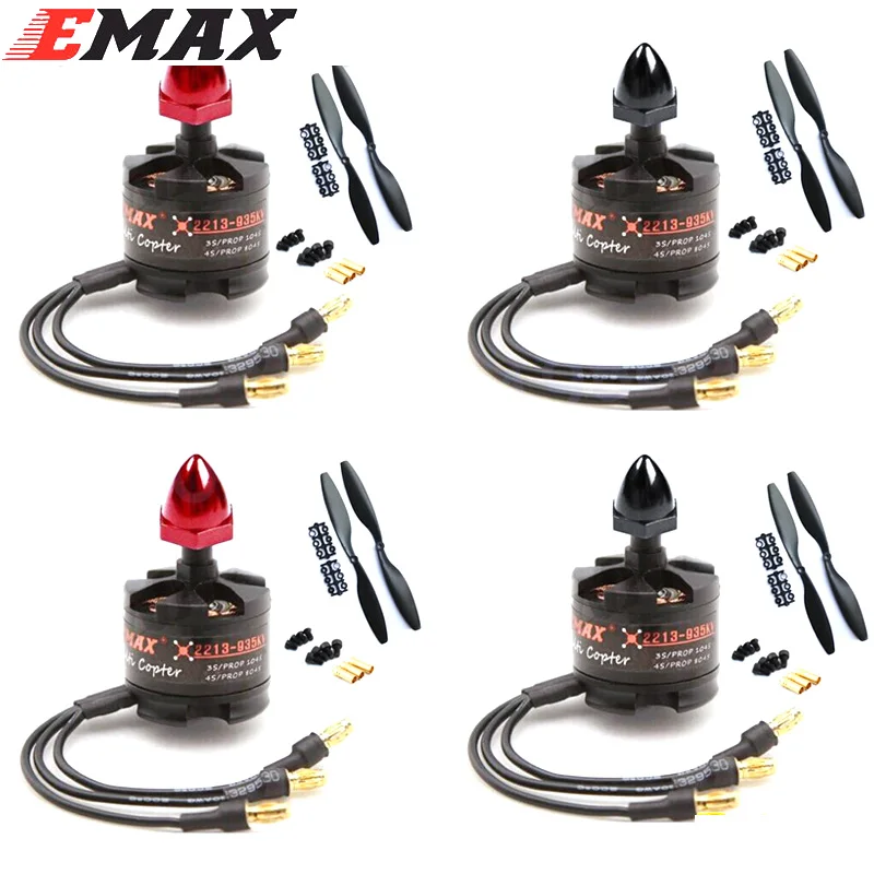 4 компл./лот EMAX 2212 MT2213 935KV бесщеточный двигатель для F450 F550 X525 Мультикоптер