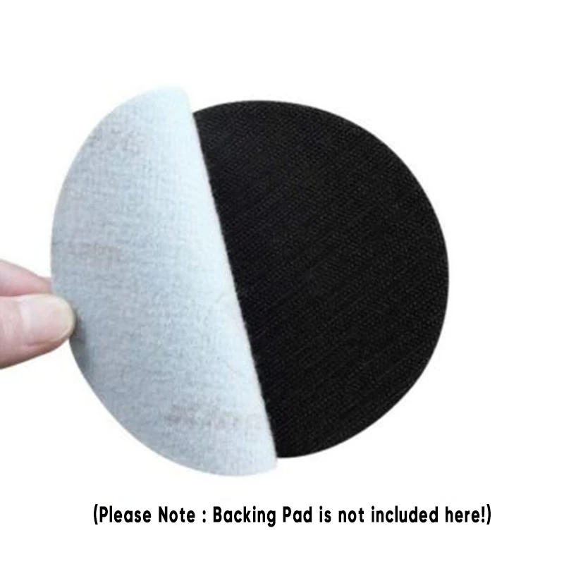 3-дюймовый наждачная бумага крюк и петля Флокирование шлифовальные диски шкурок