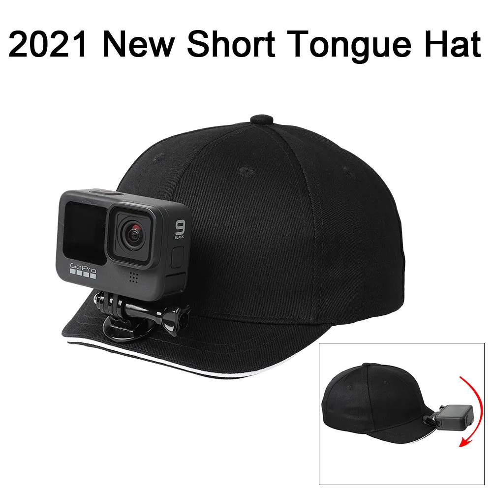 

Head Strap Hat Mount Cap for GoPro Hero 11 10 9 8 7 6 5 Max Dji Action 3 2 Insta360 RS R X2 SJCAM Eken Sport Camera Accessory