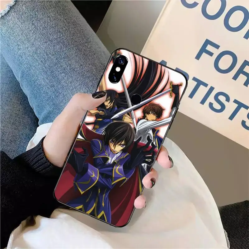 

Code Geass Japan anime Phone Case For Xiaomi Redmi note 7 8 9 t max3 s 10 pro lite coque funda shell cover