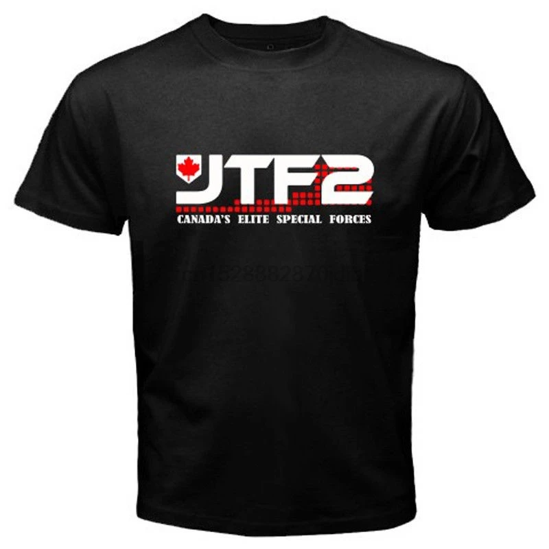 JTF2 Join Task Force 2 Канада элита спецназ Мужская черная футболка классная Повседневная