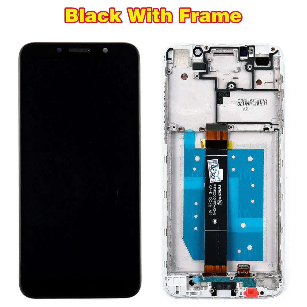 ЖК дисплей для Huawei Honor 7S / 7A DUA AL00 1440*720 сенсорный экран с дигитайзером в сборе рамка