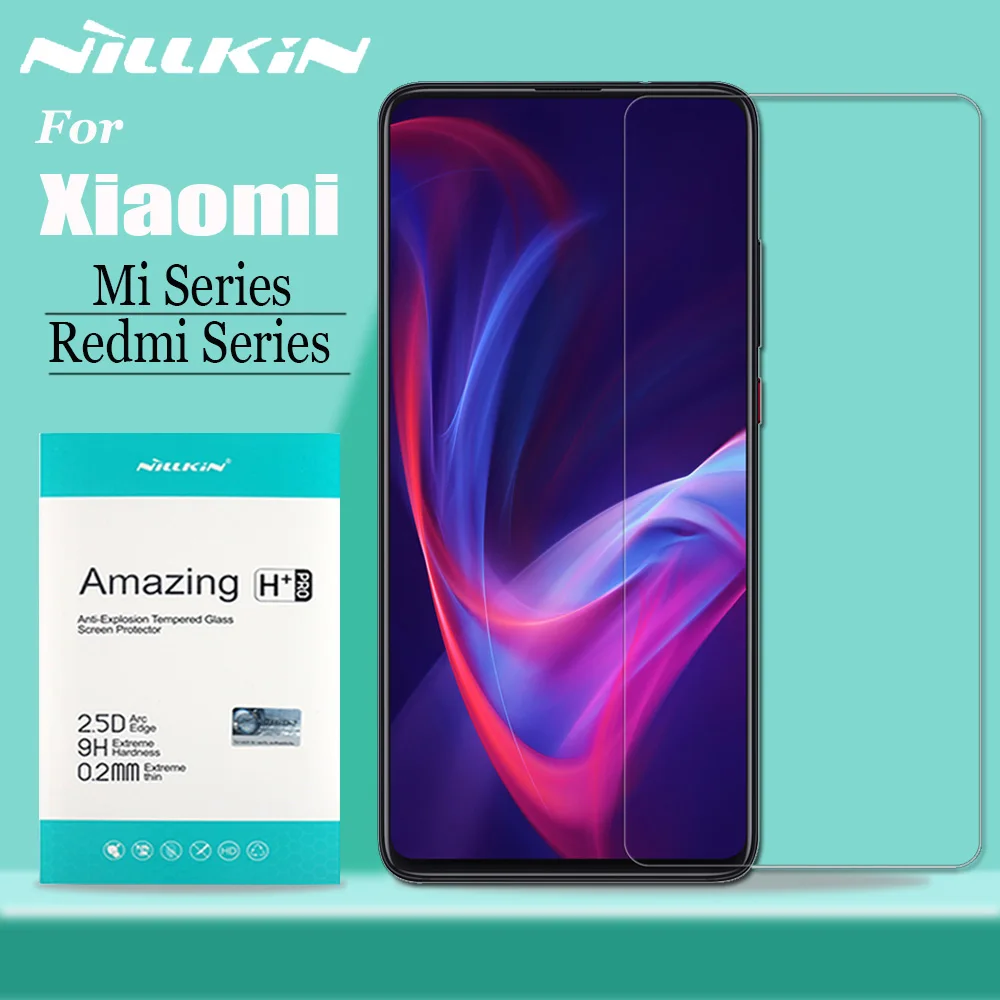 Защитное закаленное стекло для экрана Red mi Note 8 T/8/7/6 Pro Nillkin 9H защитное закаленное стекло для Xiaomi mi 9 8 SE Lite 9T Pro A3 6