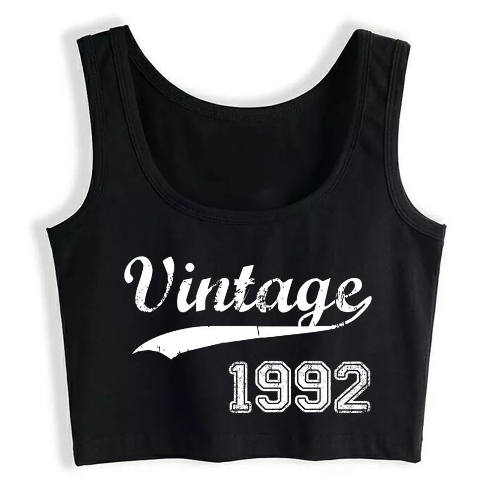 

Crop Top Women 1992 Harajuku Tank Top Women Vintage Women Clothes