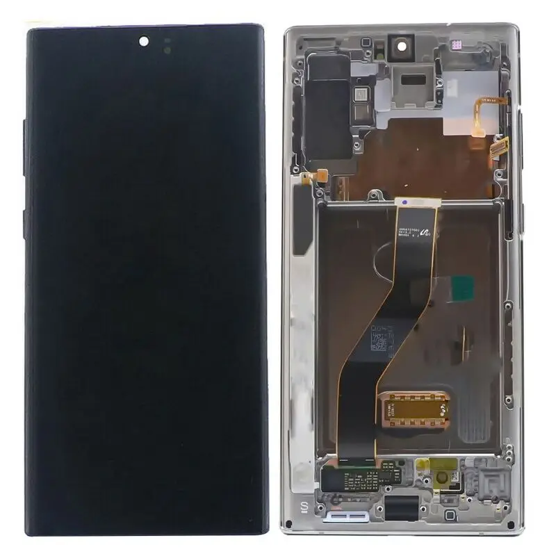 Pantalla Lcd AMOLED 100% ORIGINAL con marco, para Samsung Galaxy Note 10, N970F, N9700, N970F-3