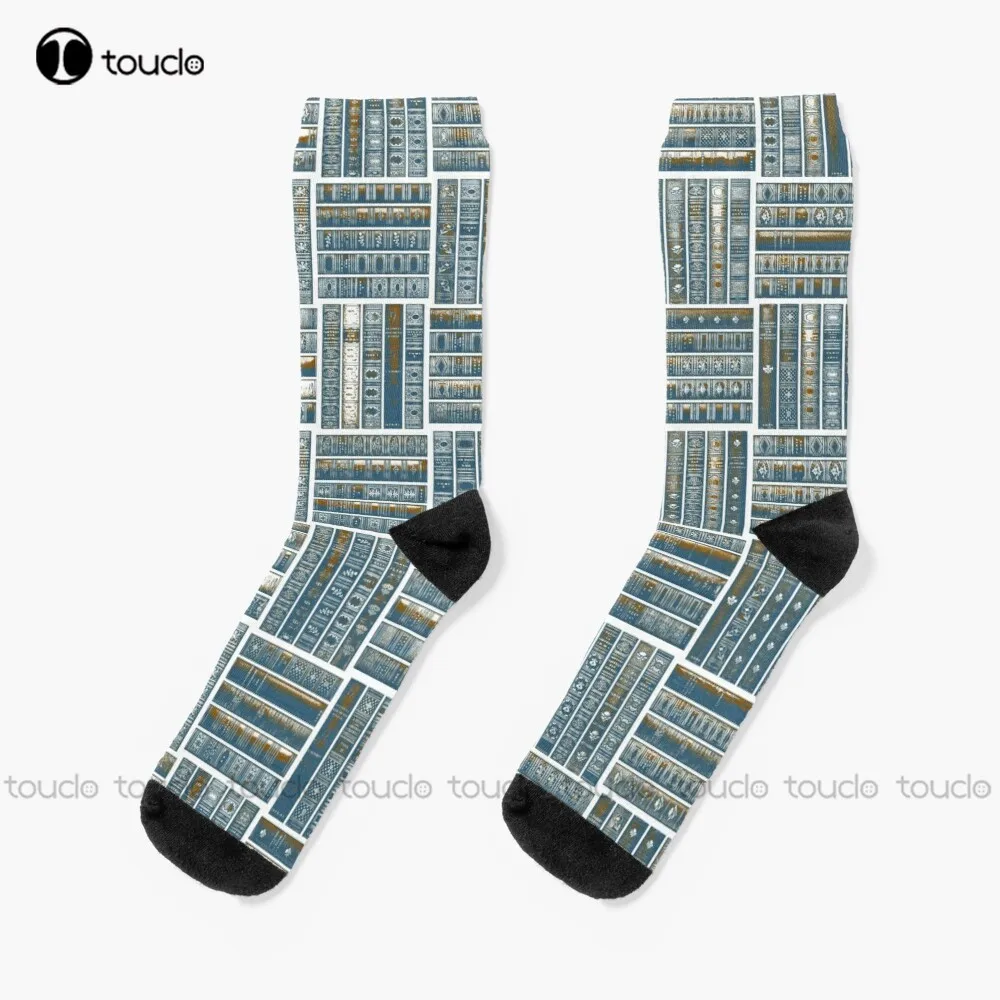 

The Bookish Checkerboard Socks Boys Socks Christmas Gift Unisex Adult Teen Youth Socks Custom 360° Digital Print Women Men