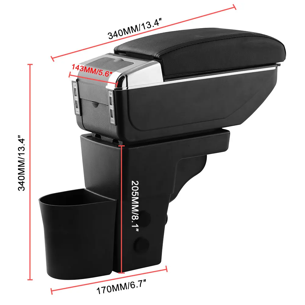 Кожаный подлокотник для Nissan Note центральный контейнер хранения с подстаканником