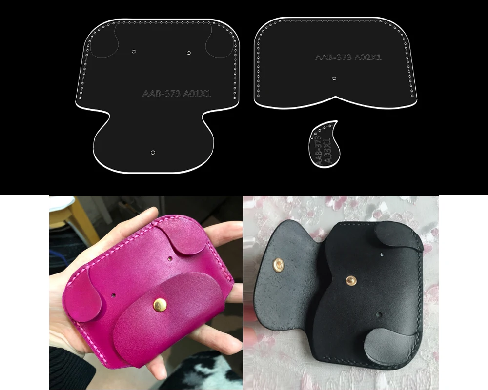 Сделай сам вручную для кожи Неподдельная кожа мультфильм карта Собаки Сумка