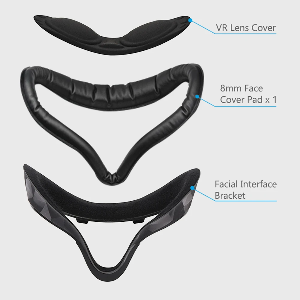 Для Oculus Quest 2 Замена PU Подушечка лица подушки уход за кожей крышка кронштейн