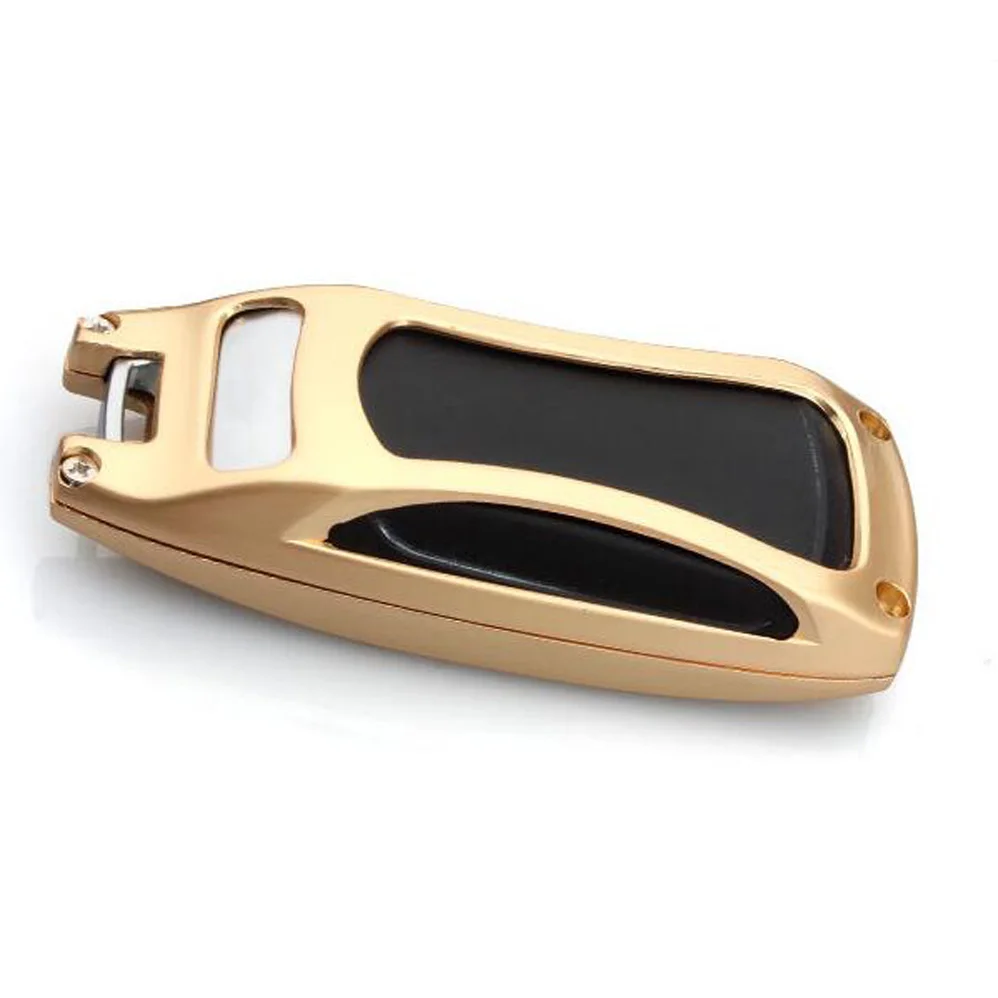 Цинковый сплав металлический пульт дистанционного ключа оболочка Чехол цепь для