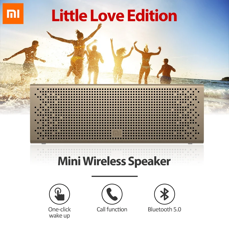 Беспроводная мини Колонка Xiaomi Bluetooth 5 0 металлическая стереоколонка портативная