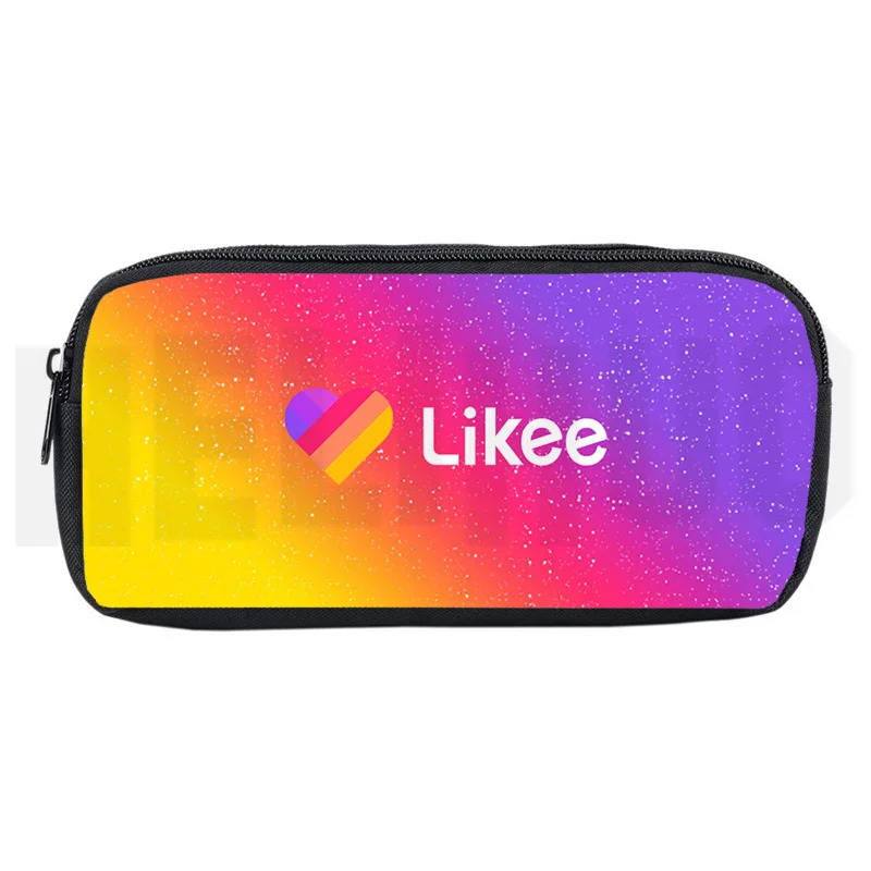 Косметичка LIKEE с 3D принтом в русском стиле видео приложением пенал для девочек