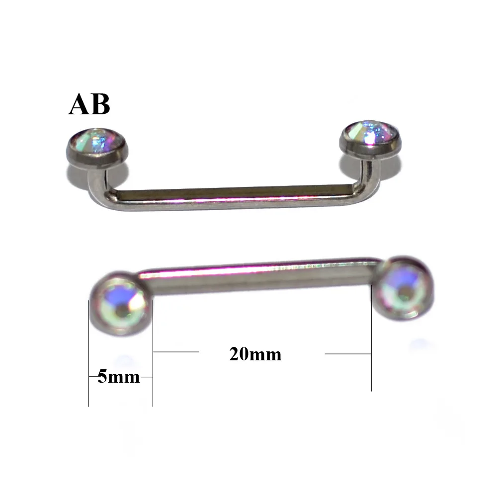 1.6x20x5x5mm 1 шт. G23 титановый пирсинг 1.6x12-20 м микродермальный якорь внутренняя резьба штанги поверхность бар титановая Штанга пирсинг ювелирные изделия - Окраска металла: 1.6x20x5x5mm