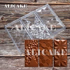 Поликарбонатные формы для шоколада 3 в 1, форма для выпечки пищевых продуктов, толстая форма для торта, форма для шоколада, инструменты для выпечки