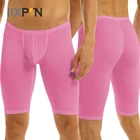 Мужские модные облегающие шорты с пузырьковым мешочком, быстросохнущие Компрессионные шорты с базовым слоем, спортивные шорты для тренировок и спортзала, женские шорты