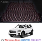 Кожаный коврик для багажника автомобиля Mercedes-Benz GLB X247 2020 2021, напольный коврик для багажника, ковер, автомобильные аксессуары