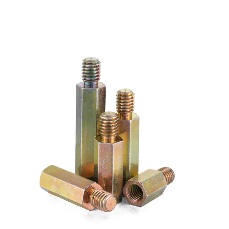 M5 M6 M8 цинковая пластина углеродистая сталь мужской женский шестигранный стойки