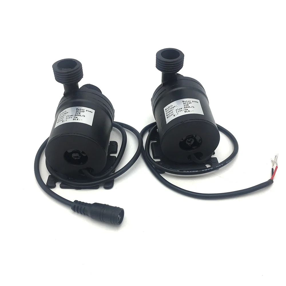 DC12V 24V бесщеточный мотор для водяного насоса 800L/ч Макс подъем 5m погружной водяной