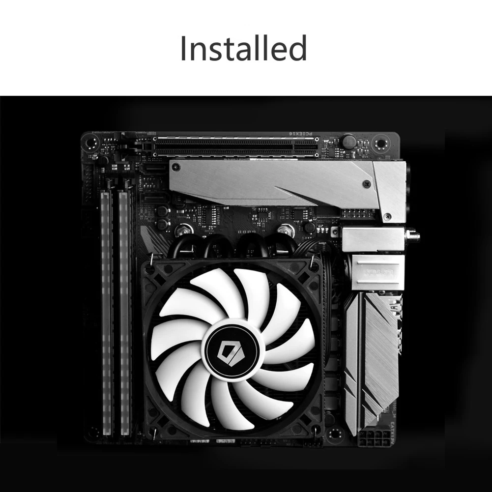 ID охлаждение IS 40X V3 Pro кулер для процессора тихий ШИМ вентилятор охлаждения 4