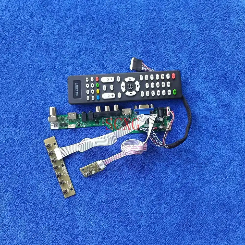 

LVDS 40 Pin Analog signal HDMI-compatible VGA USB AV LED/LCD For B140RTN02.1/2.2 B140RTN03.1/3.2 Kit 1600*900 Matrix drive board
