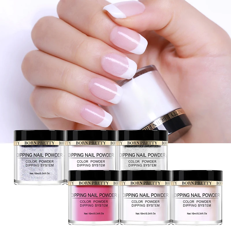 BORN PRETTY окунание порошок для ногтей без лампы лечение естественное сухое