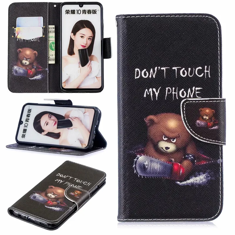 Чехол книжка из искусственной кожи с откидной крышкой для Huawei P Smart Z 2019 чехол