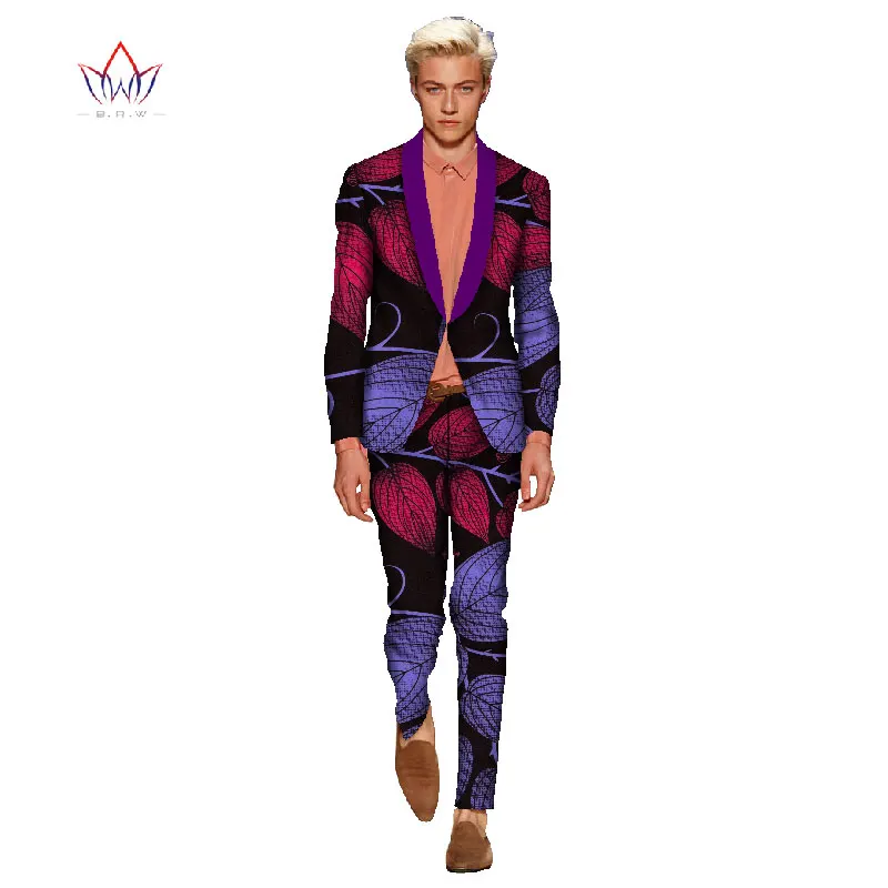 Костюм мужской из блейзера и брюк африканская одежда для мужчин льняной костюм