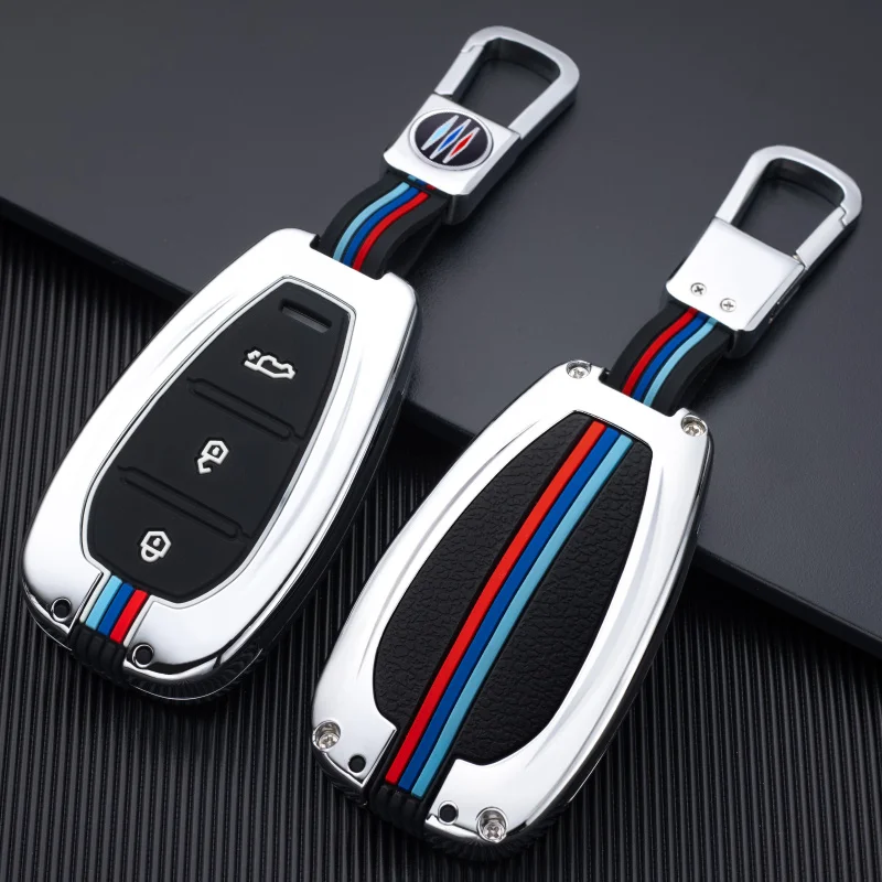 

Zinc alloy + luminous Car key case car cover For Zotye T600 Zotye T500 SR9 SR97 Z700 T300 2500 2018 2019 Domy car styling