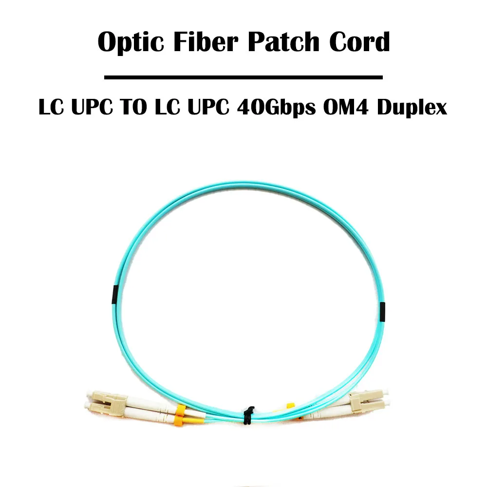 10 метров LC UPC к Гбит/с OM3/ 40 OM4 мм 50/125 многорежимный оптоволоконный патч корд