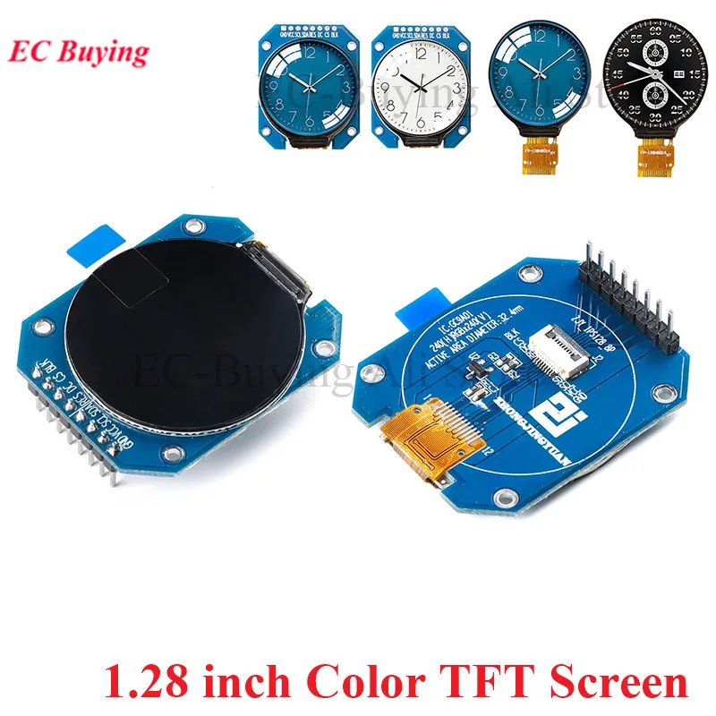 2 5-дюймовый HD IPS цветной TFT ЖК-дисплей модуль 1 28 &quotRGB светодиодный круглый экран
